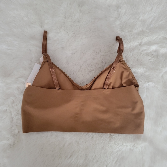 🤎DANSKIN BRAND NEW 2-PACK LASER-CUT LOUNGE BRAS SIZE XL - Picture 6 of 6